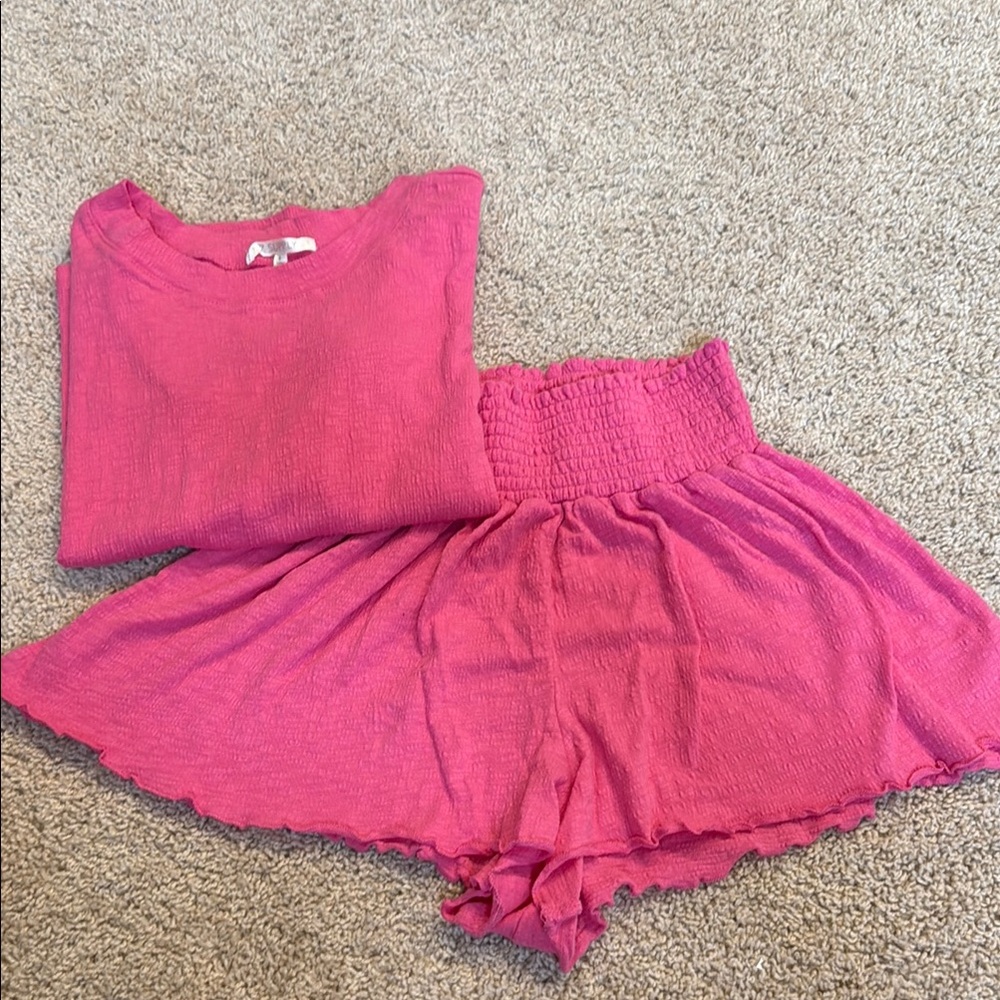 Duplicate listing SOLD Z Supply Pink Two-Piece short  Set
